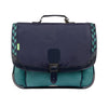 Cartable Tann's CP CE1 CE2 personnalisé Marine et vert