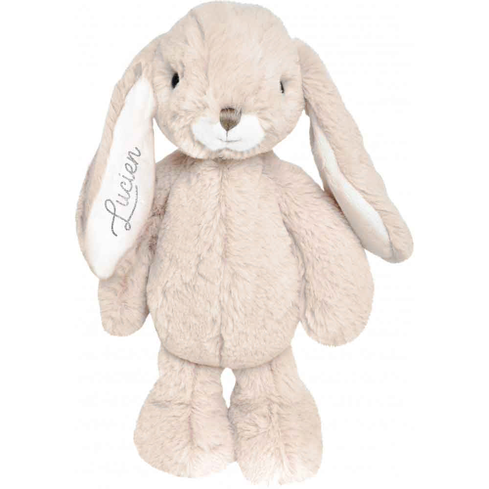 Doudou Bébé Lapin personnalisé en peluche