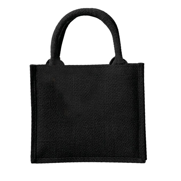 Petit sac en jute personnalisé  écriture noire et blanche - L'Instant  Créatif