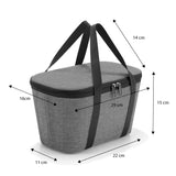 Lunch Bag isotherme Cadeau Adulte personnalisé Noir