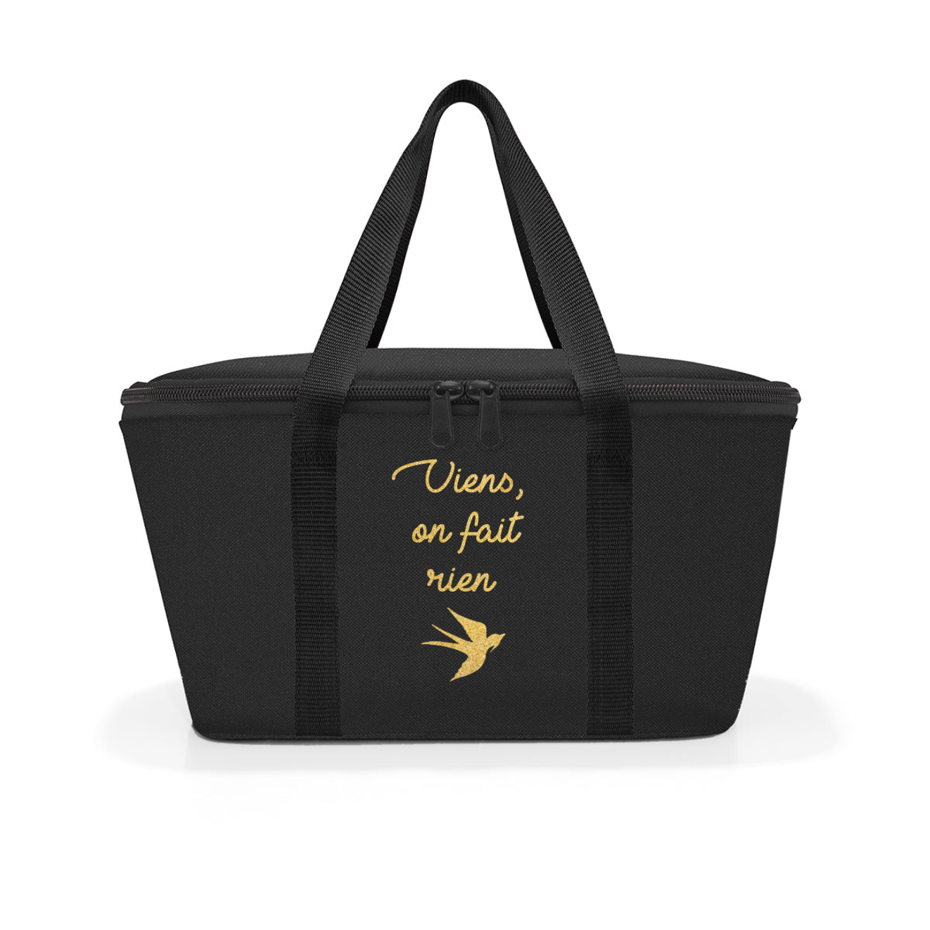 Lunch Bag isotherme Cadeau Adulte personnalisé Noir