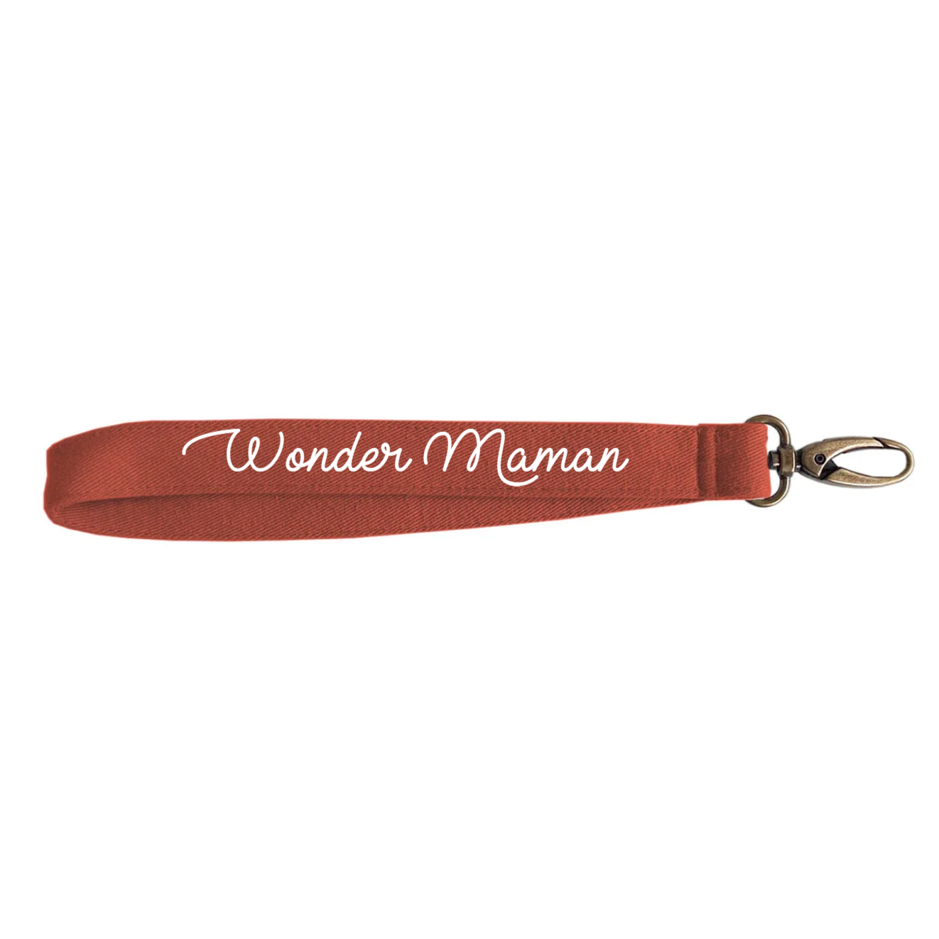 Porte clés Court Cadeau Fête des Mères / Grand-mères personnalisé Terracotta