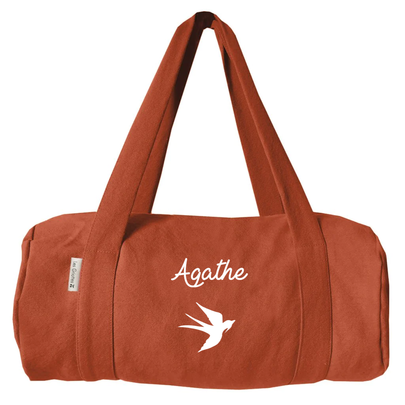 Sac à langer Cadeau Bébé personnalisé Terracotta Coton