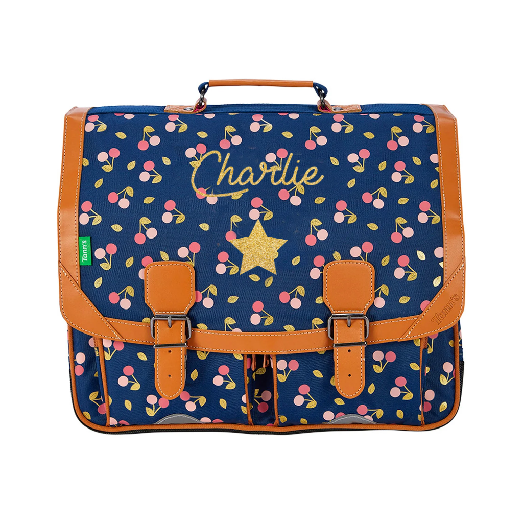 Cartable Tann's personnalisé CE2 CM1 CM2 Griottes
