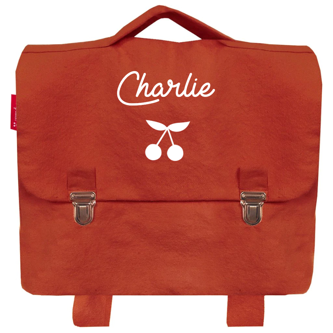 Cartable maternelle personnalisé Terracotta Coton