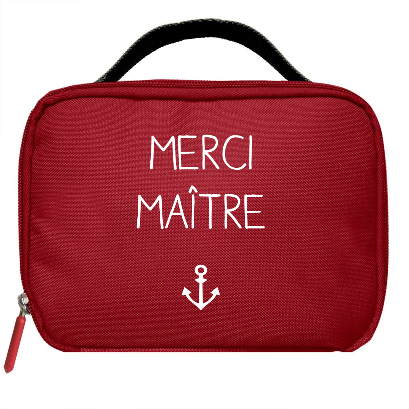 Sac isotherme Petit modèle Cadeau Maîtresse personnalisé Rouge