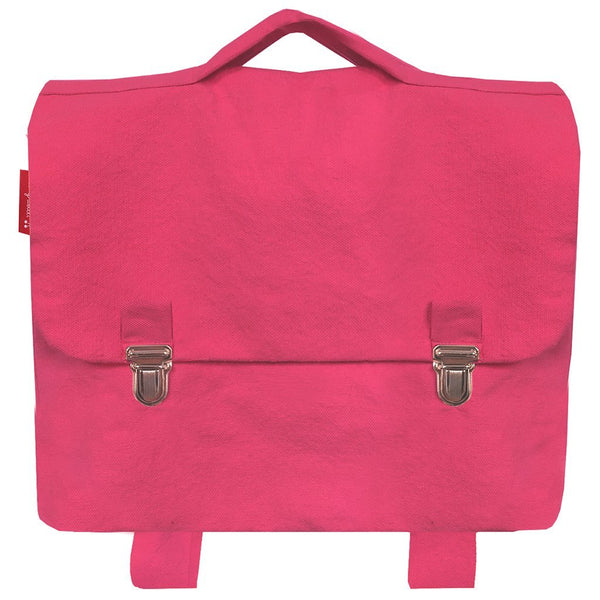 Cartable maternelle personnalise Rose grenadine Coton Les griottes