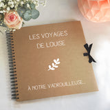 Album photo Cadeau Adulte personnalisé Kraft Grand modèle