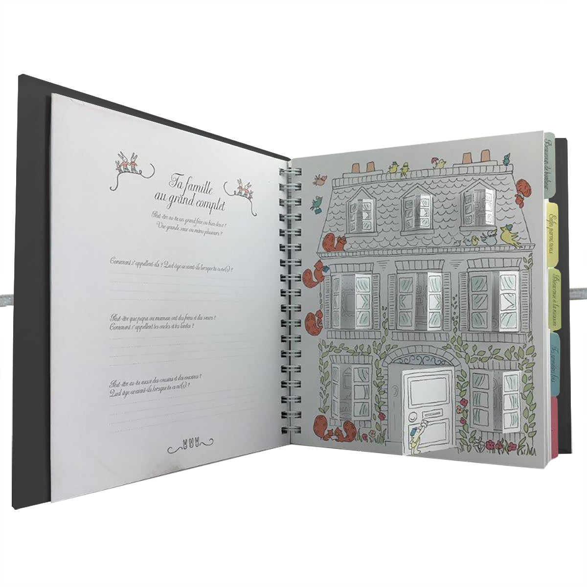 Livre de naissance Cadeau Bébé personnalisé Jaune Lin