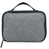 Sac à goûter isotherme Petit modèle Ecole personnalisé gris chiné