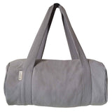 Sac polochon Cadeau Fête des Mères / Grand-mères personnalisé Gris ciment Coton