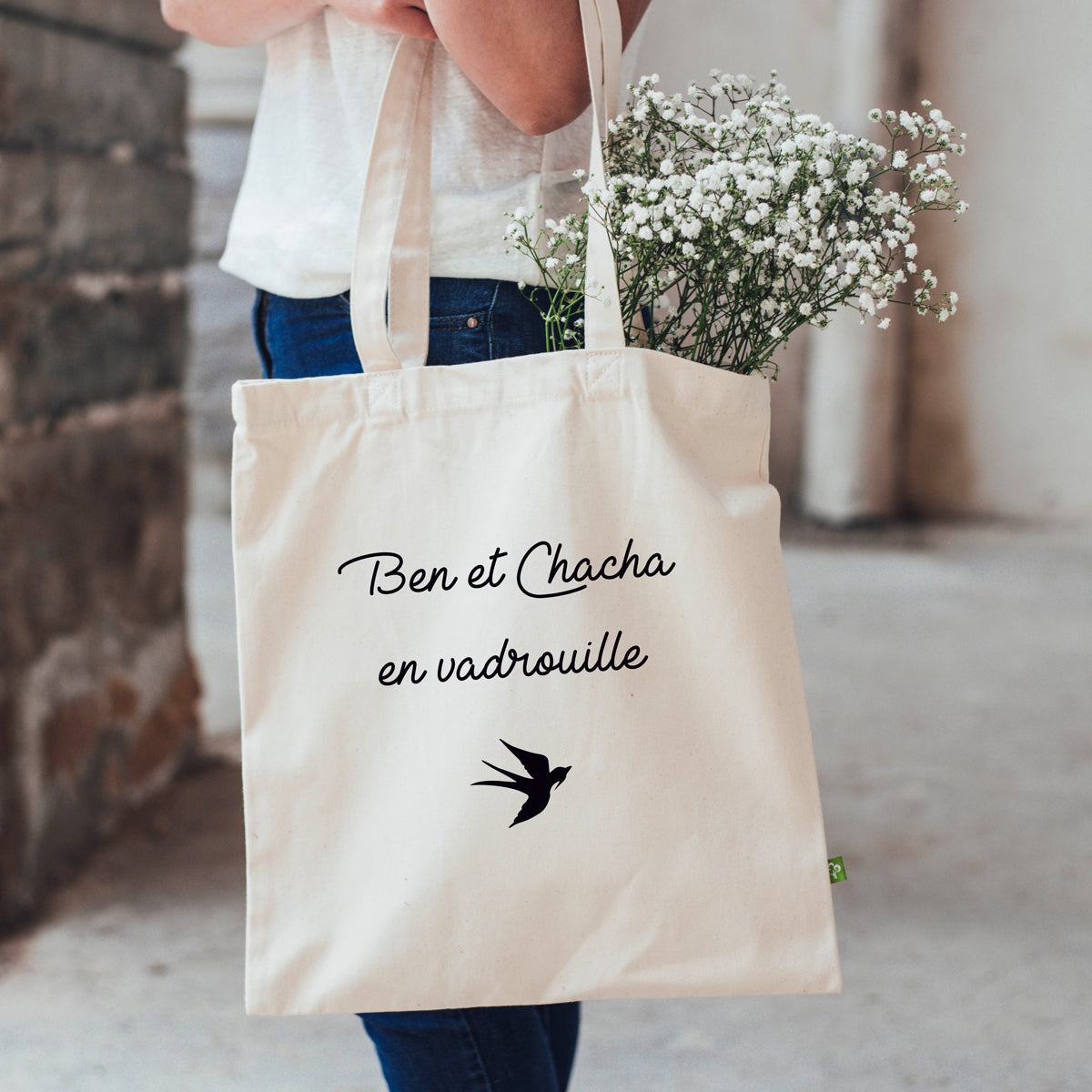 Tote bag Cadeau Mariage personnalisé Coton