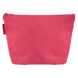 Pochette Ecole personnalisée Rose grenadine Coton