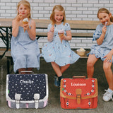 Cartable Tann's personnalisé CE2 CM1 CM2 Rose vif