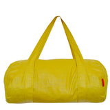 Sac polochon Cadeau Fête des Mères / Grand-mères personnalisé Jaune lin enduit