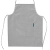 Tablier enfant personnalisé Gris clair Lin enduit