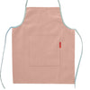 Tablier enfant personnalisé Rose poudré Lin enduit