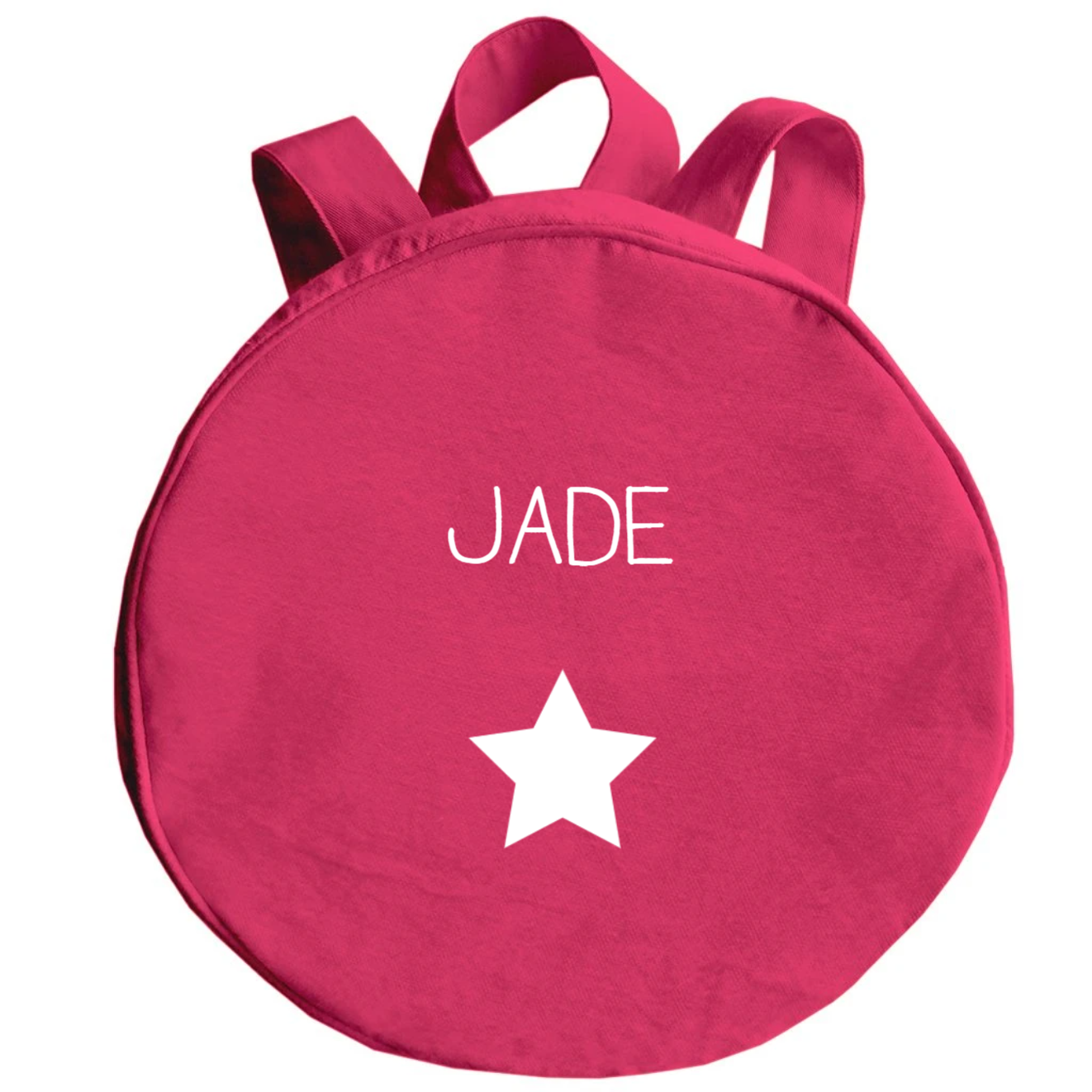 Sac à dos enfant personnalisé Rose grenadine Coton