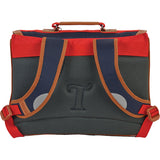 Cartable Tann's personnalisé CP CE1 CE2 Bleu rouge