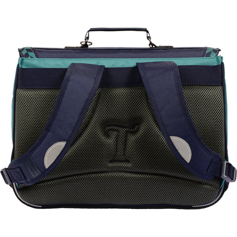 Cartable Tann's CP CE1 CE2 personnalisé Marine et vert – Les griottes