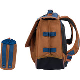 Cartable Tann's CP CE1 CE2 personnalisé Bleu Camel