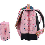 Cartable Enfant Tann's personnalisé CP-CE1-CE2 Rose Etoile
