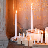 Bougeoir ange cadeau Baptême en porcelaine émaillée