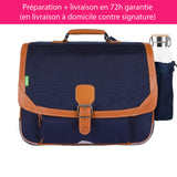 Cartable Tann's personnalisé CP CE1 CE2 Bleu marine