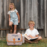 Cartable Tann's CP CE1 CE2 personnalisé Liberty rose pâle