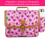 Cartable Tann's CP CE1 CE2 personnalisé Liberty rose vif