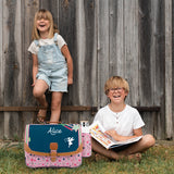 Cartable Enfant Tann's personnalisé CP-CE1-CE2 Rose Etoile
