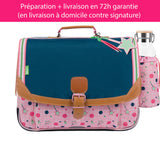 Cartable Enfant Tann's personnalisé CP-CE1-CE2 Rose Etoile