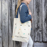 Tote bag Cadeau Maîtresse Motifs Tatoo "Merci Maîtresse" Coton