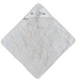 Cape de bain Dinosaure personnalisée grise, Cadeau bébé