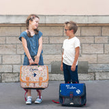 Cartable Tann's CE2-CM1-CM2 personnalisé Liberty rose pâle