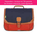 Cartable Tann's personnalisé CP CE1 CE2 Bleu rouge