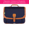Cartable Tann's personnalisé CP CE1 CE2 Bleu marine
