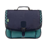 Cartable Tann's personnalisé CP CE1 CE2 Marine et vert