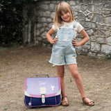 Cartable Tann's CP CE1 CE2 personnalisé Parme