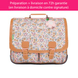 Cartable Tann's CE2-CM1-CM2 personnalisé Liberty rose pâle