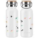 Gourde isotherme Cadeau Maîtresse Nounou Maître personnalisée Motifs Tatoo 500ml