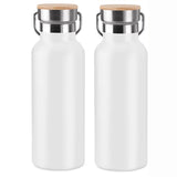 Gourde isotherme Cadeau Fête des Pères / Grand-père personnalisé Noire 500ml