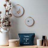 Pochette Cadeau Baptême / Communion personnalisé Terracotta Coton