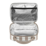 Sac isotherme Petit modèle Cadeau Mariage personnalisé Rayures crèmes