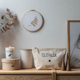 Trousse de toilette Cadeau Bébé personnalisé Crème Coton