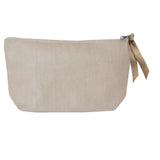 Petite pochette Cadeau Fête des Mères / Grand-mères personnalisé Gris clair Lin