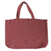 Cabas adulte en lin bois de rose