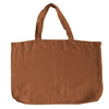 Cabas en lin terracotta cadeau Maîtresse et Nounou