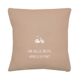 Coussin Cadeau Adulte personnalisé Vieux Rose Lin