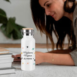 Gourde isotherme Cadeau Maîtresse Nounou Maître personnalisée Motifs Tatoo 500ml